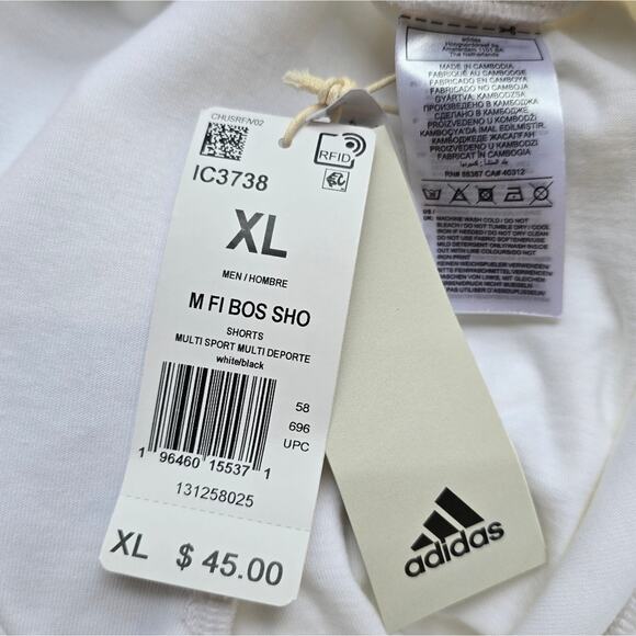 W Adidas Men's Future Icons Badge of Sport Sweat Shorts Size XL Casual IC3738 - Picture 11 of 11